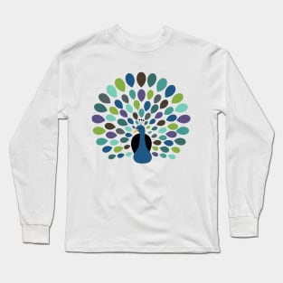 Peacock Time Long Sleeve T-Shirt